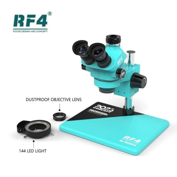 RF4 RF7050Pro 7-50X Trinocular Stereo Microscope | NOG KART