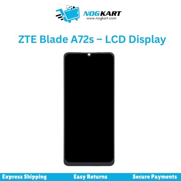 ZTE Blade A72s LCD Display and Touch Screen Panel replacement with high-quality visuals and touch response