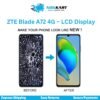 ZTE Blade A72 4G LCD Display and Touch Screen Panel replacement with high-quality visuals and touch response.