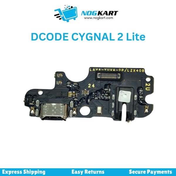DCODE Cygnal 2 Lite charging port and motherboard components, available on Nog Kart with express shipping, easy returns, and secure payments.