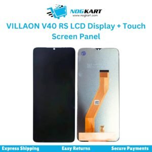 VILLAON V40 RS LCD Display and Touch Screen Panel front and back view – available at Nog Kart