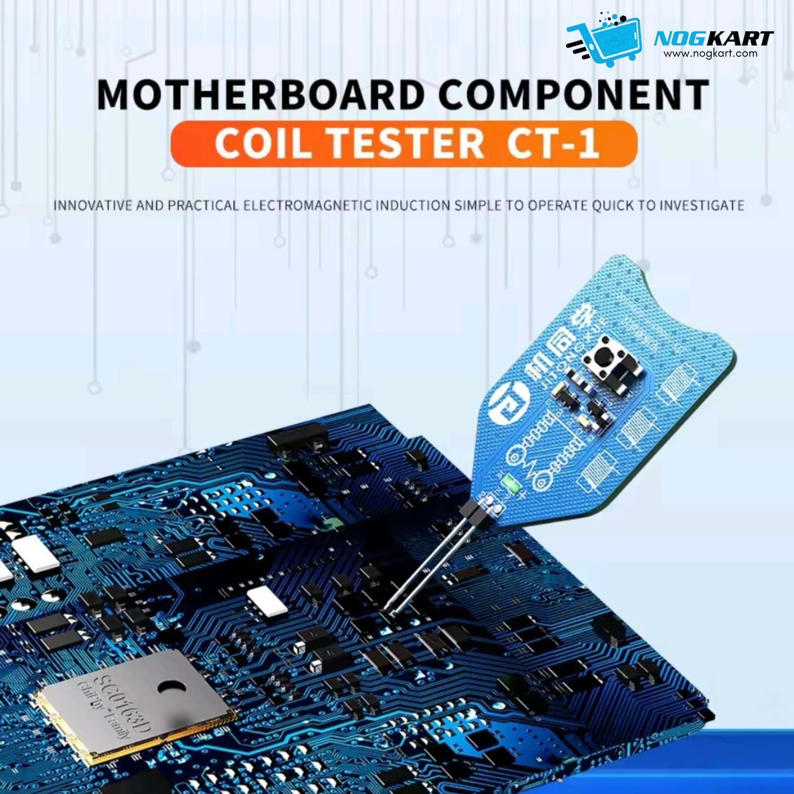 JTX CT-1 High-Precision Coil Inductance Tester for Motherboard Repair in Pakistan