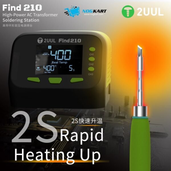 2UUL FD01 Find210 60W Soldering Station for Mobile and PCB Repair in Pakistan