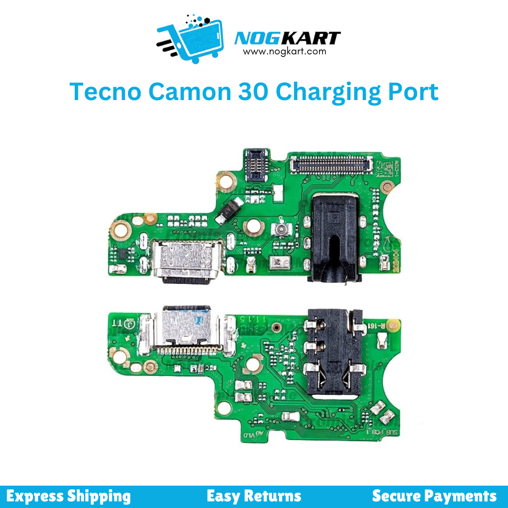 Tecno Camon 30 Charging Port Flex Cable Replacement – Nog Kart Pakistan