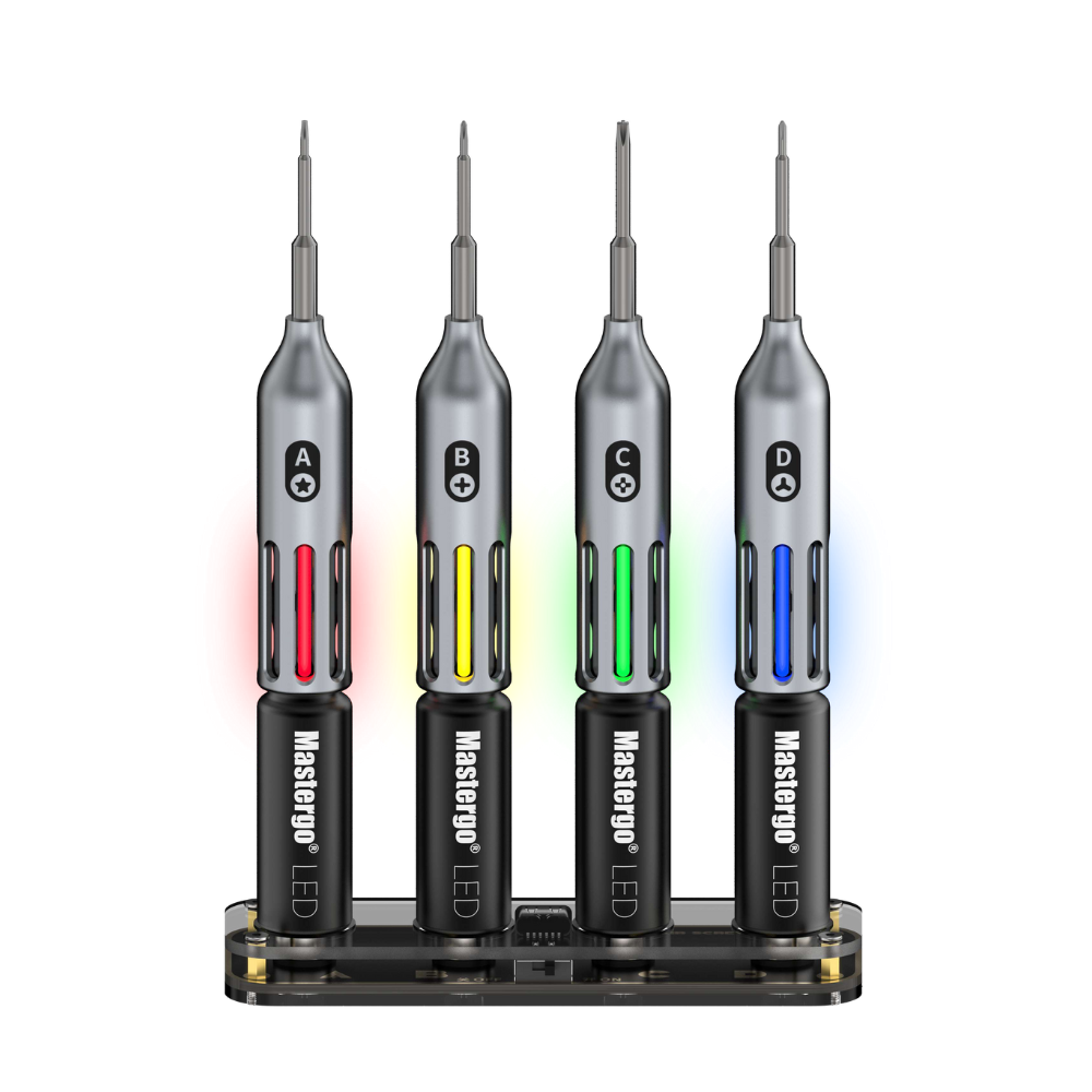 Buy Mastergo By NOG Firefly-S1 LED Screwdriver with LED light and precision bits in Pakistan
