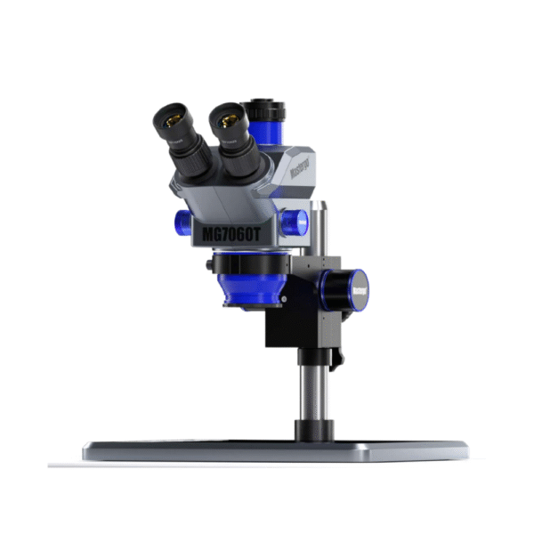 Buy Mastergo By NOG MG7060T Microscope in Pakistan – 7X-60X Zoom, LED Ring Light, WF10X25 Eyepiece, C-Mount Adapter – Available at NogKart