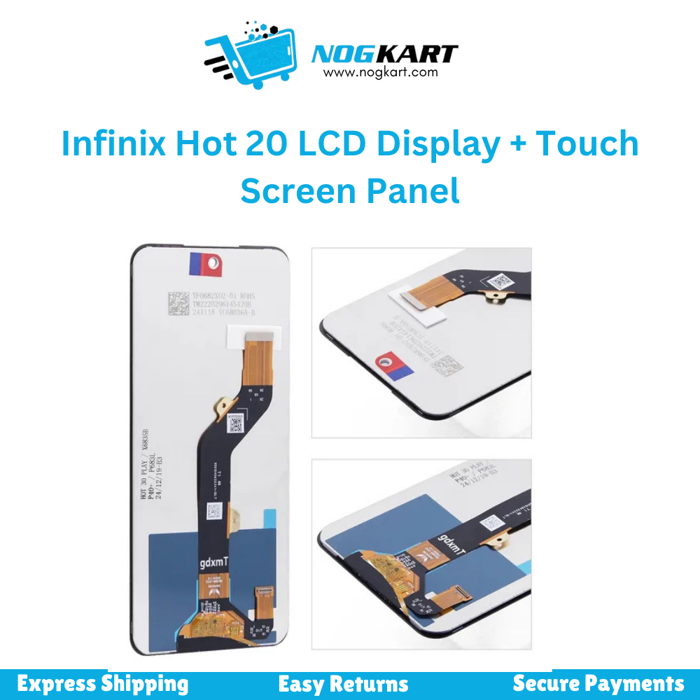 Infinix Hot 20 LCD Display + Touch Screen Panel